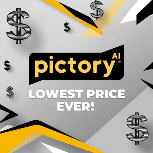 Lowest Price on Pictory AI Plans