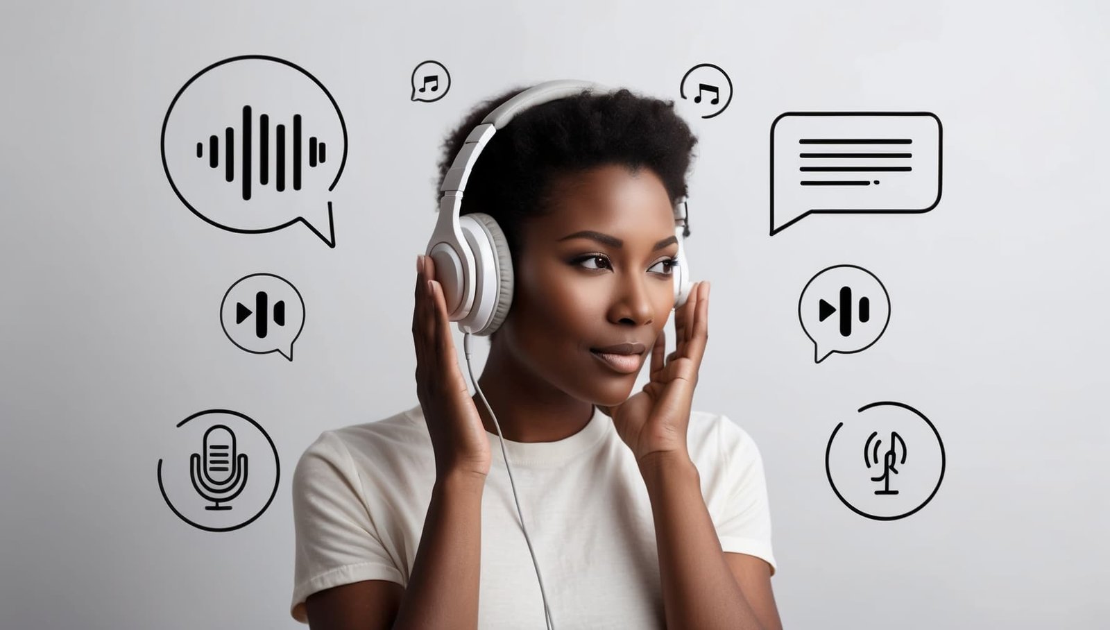 Person using Elevenlabs for voice generation