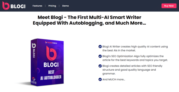 Blogi AI Writer Pro vs Elite Blog Creation Platform