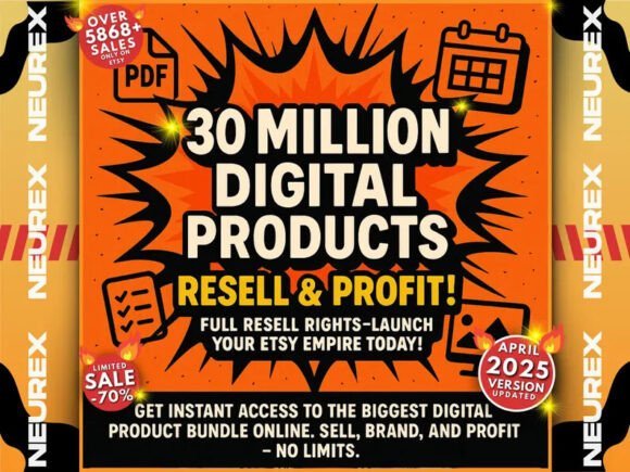30 Million Digital Products Bundle – PLR & MRR Lifetime License