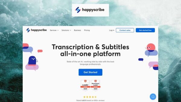 Happyscribe 1 Year Lite Plan – AI Transcription with Watermark-Free Exports