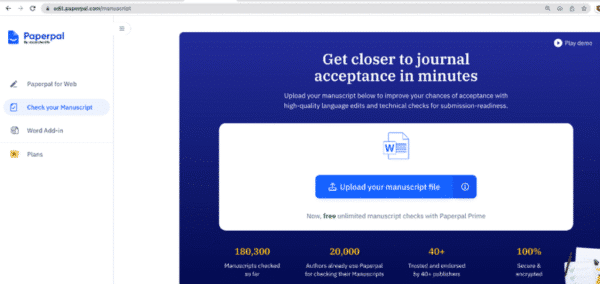 Paperpal Prime AI Writing Assistant – Rewrite, Cite, Check & Submit