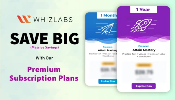 Whizlabs Basic and Premium Subscription Plan Pricing