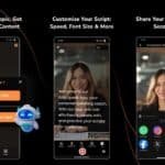 EasySpeak AI Teleprompter App Interface